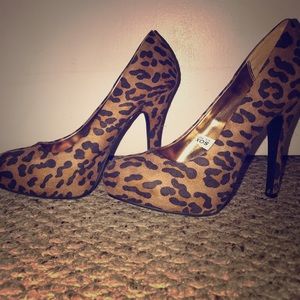 Cheetah Print Heels